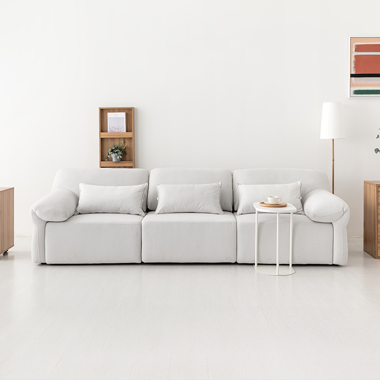 니스코 4인 전동 슬라이딩 패브릭 소파 B2281