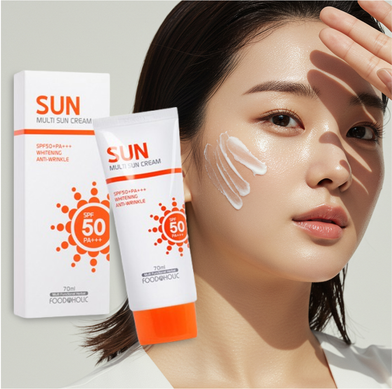 [사계절 필수템] 백태현상NO 자외선차단 멀티 선크림 썬크림 SPF50/PA+++ - 상세 이미지 4