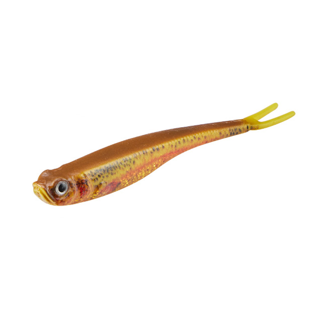 버클리 파워베이트 파워 저크쉐드 5인치 UV 광어웜 다운샷웜 HDGTR 골든트라우드, 12.7cm(5인치) - 상품 이미지