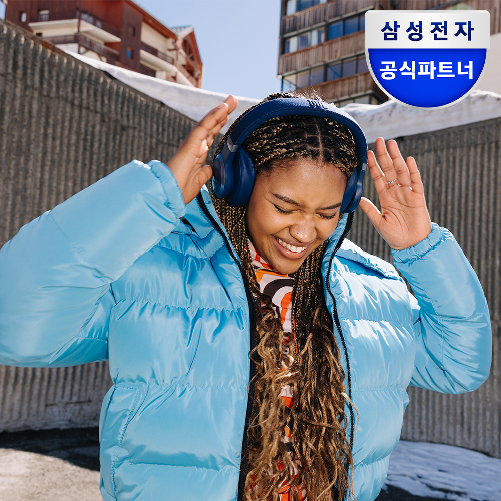 삼성전자 JBL LIVE 770NC 블루투스헤드셋 노이즈캔슬링 무선헤드폰 블루 - 상품 이미지