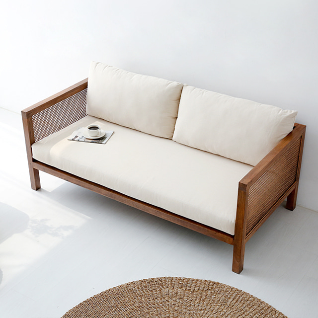 벤치소파 원목 나무 쇼파 미용실 대기실 벤치형 평상소파