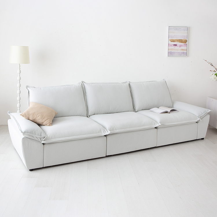 니스코 4인 전동 슬라이딩 패브릭 소파 B020