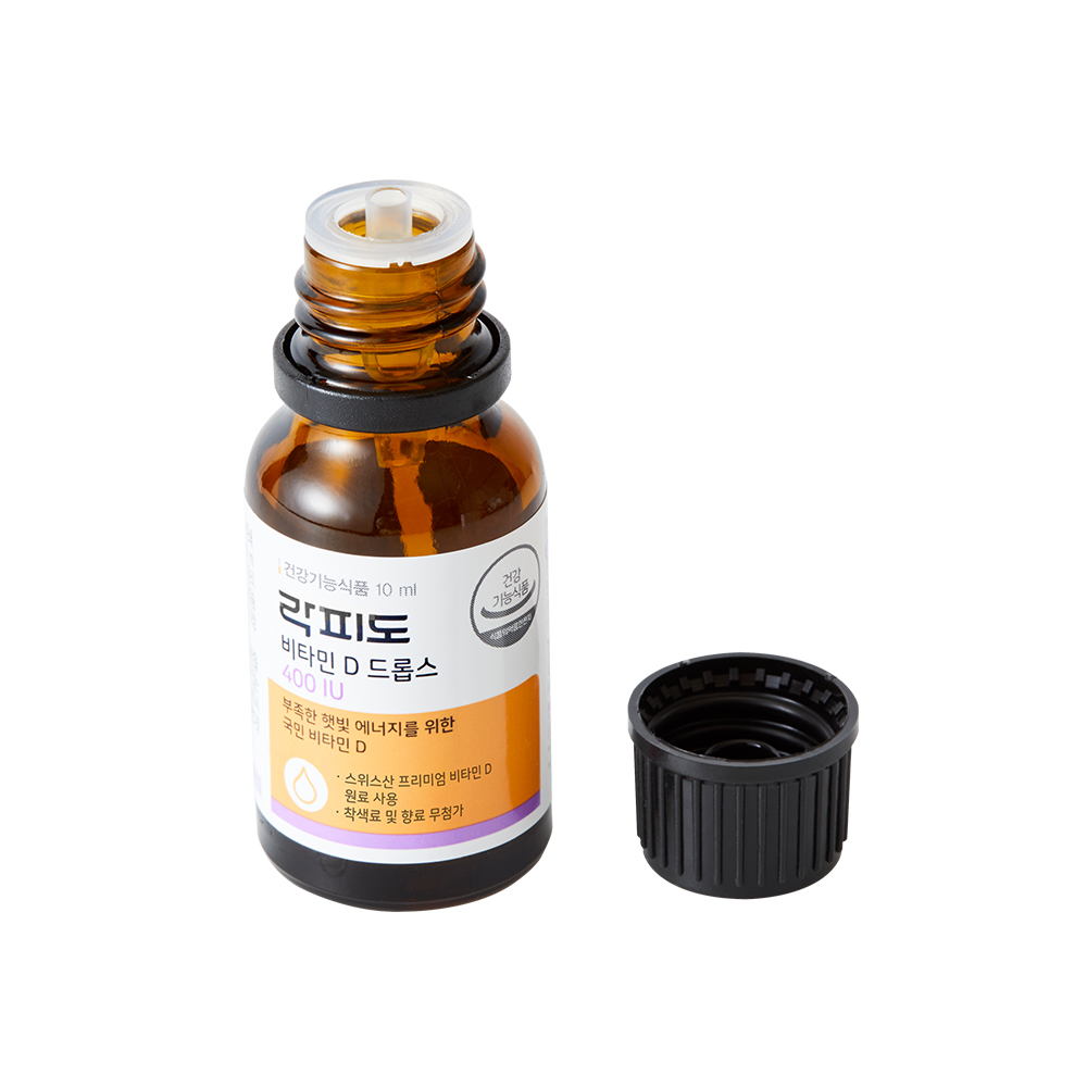 락피도 비타민D 드롭스 400IU / 햇빛 에너지 국민 비타민D 10ml, 3개 이미지 3