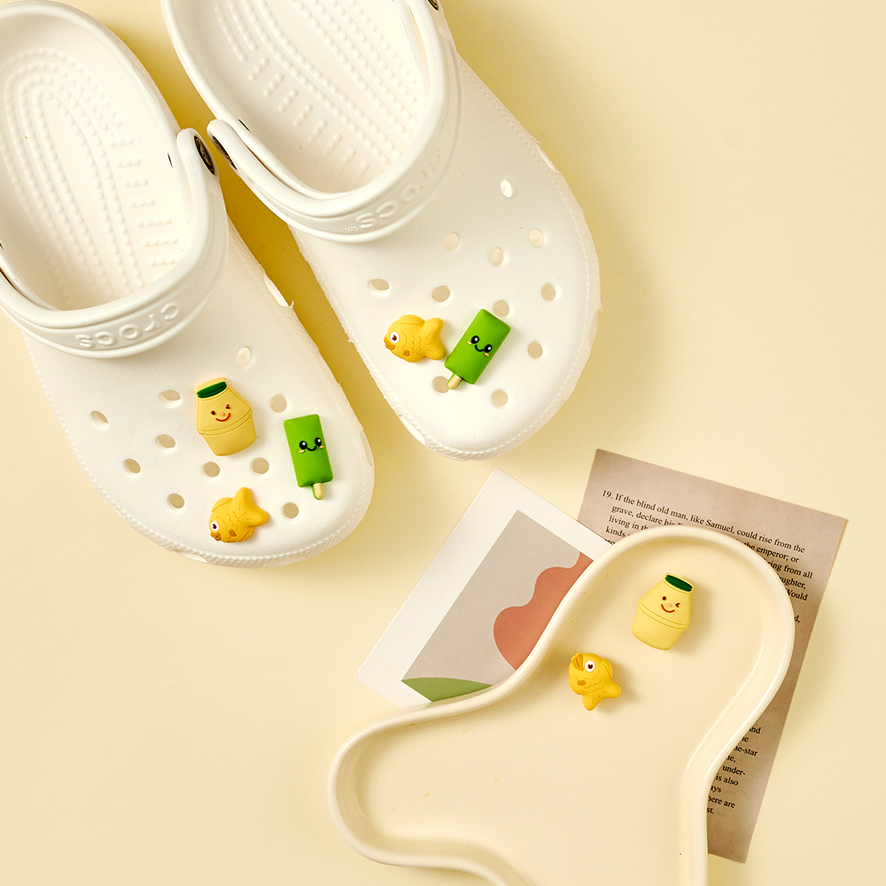 빙그레 실리콘참 3종(메로나, 바나나맛우유, 붕어싸만코) 신발 악세사리 이미지 2