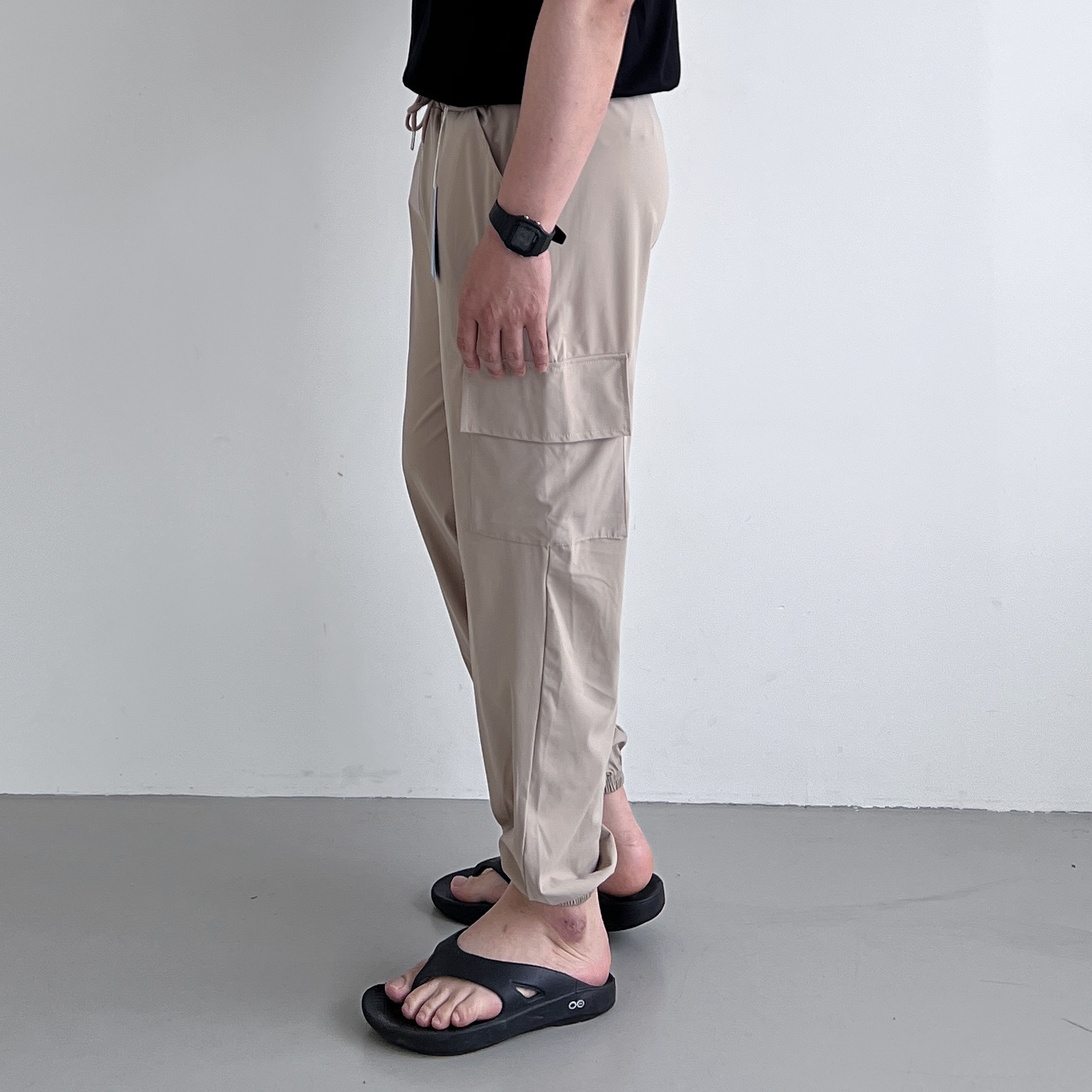 아이스조거팬츠 봄 여름용 조거팬츠 냉장고 카고 건빵바지 빅사이즈 - 상세 이미지 3