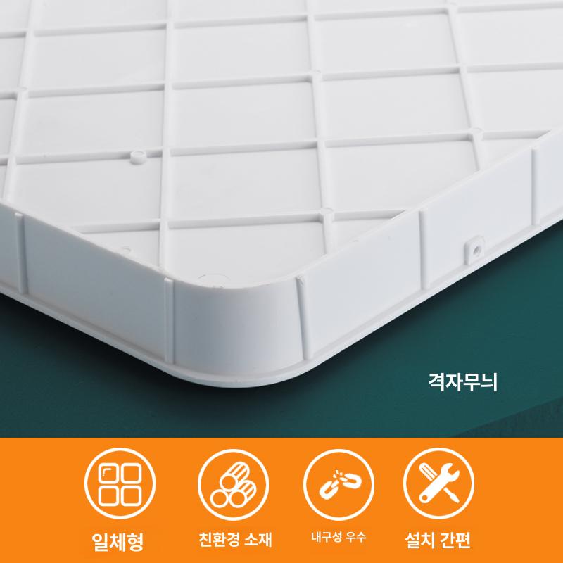 에어컨 물받침대 실외기 물통 배수 배출 받침대 트레이 물빠짐 1-2P -2m 배수관 포함 - 상세 이미지 5