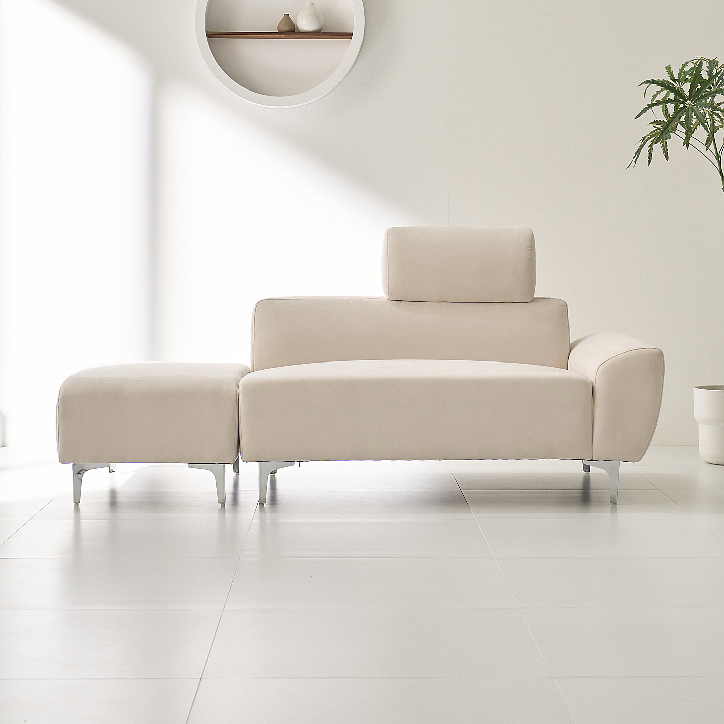 해피아이 캄피나 미니 원룸 소파 아쿠아텍스 2인