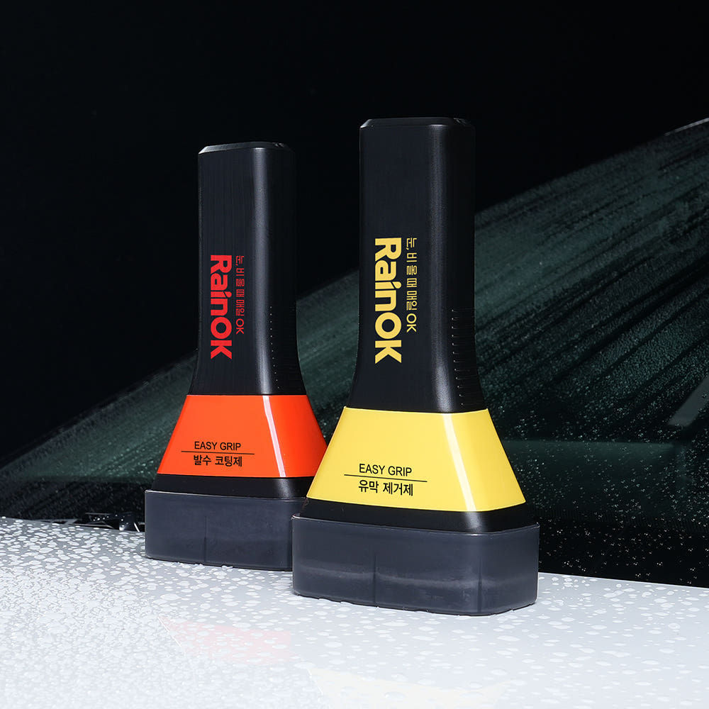 Bullsone공식몰 [불스원] NEW 레인OK 이지그립 SET 유막제거제120ml+발수코팅제120ml