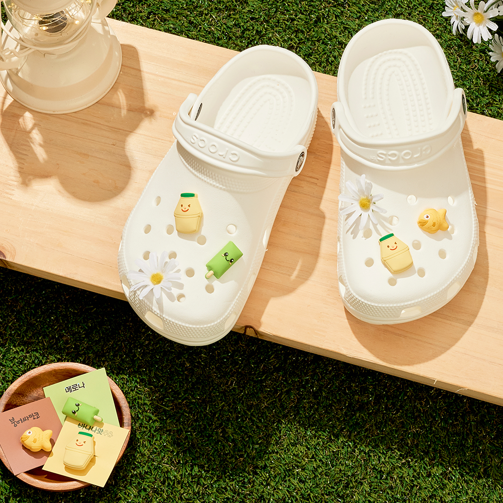 빙그레 실리콘참 3종(메로나, 바나나맛우유, 붕어싸만코) 신발 악세사리 이미지 3