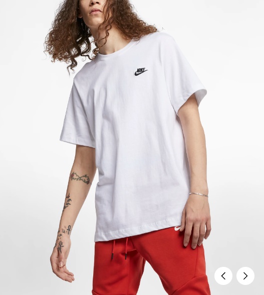 국내매장판 나이키 티셔츠 스포츠클럽 숏슬리브 자수 반팔티 S3 AR4999-101