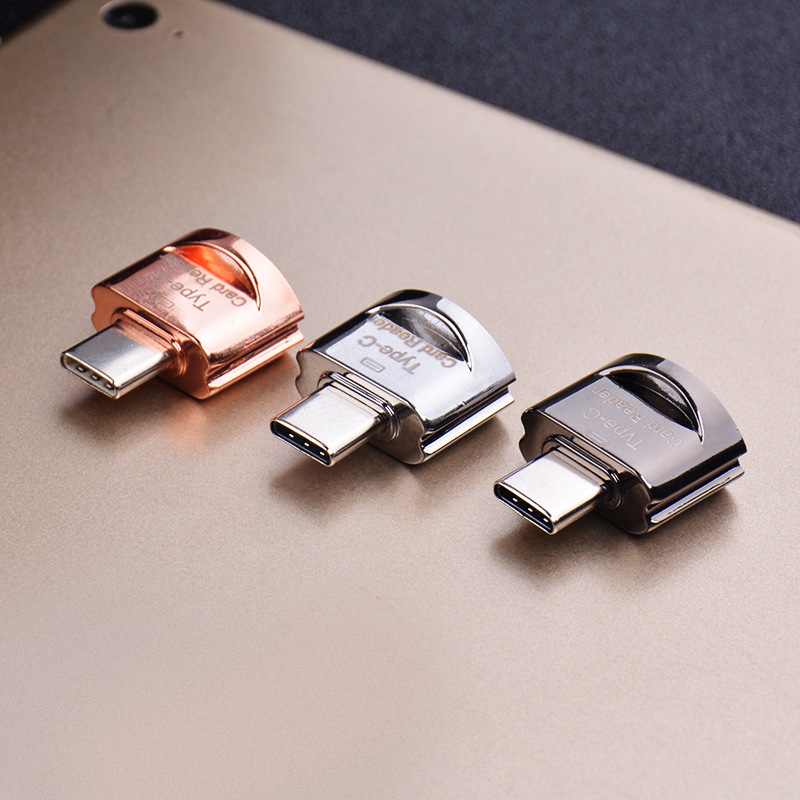 SD카드리더기 C타입 MicroSD TF카드 마이크로 휴대용 핸드폰 블랙박스 아이폰 - 상품 이미지