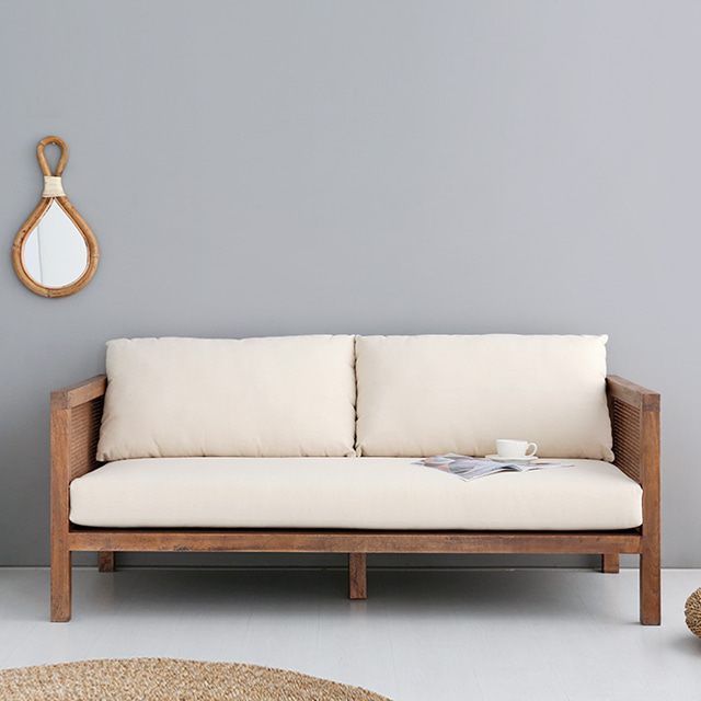 벤치소파 원목 나무 쇼파 미용실 대기실 벤치형 평상소파