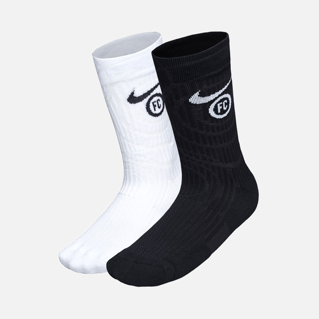 나이키 FC 스우시 장목 양말 2팩 SK0032-912