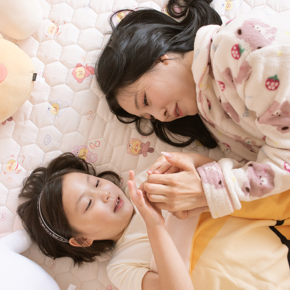 카카오 춘식이 1인용 탄소 카본매트 그래핀 전자파없는 전기매트 전기요 싱글