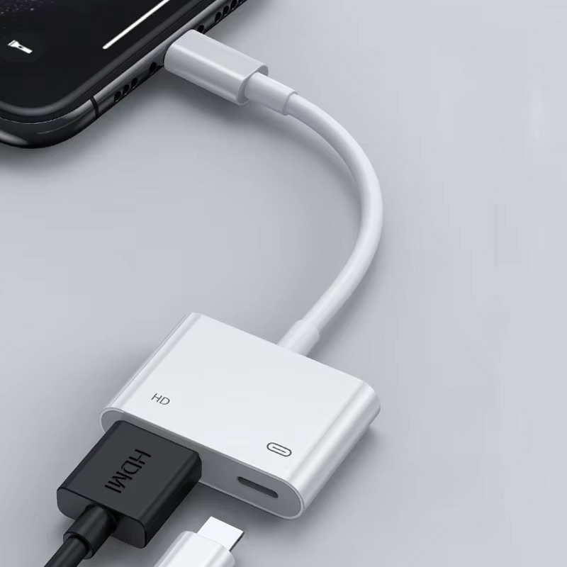 mhl 케이블 HDMI 핸드폰티비미러링 아이폰 USB C타입 고속충전 젠더 100W - 상세 이미지 3