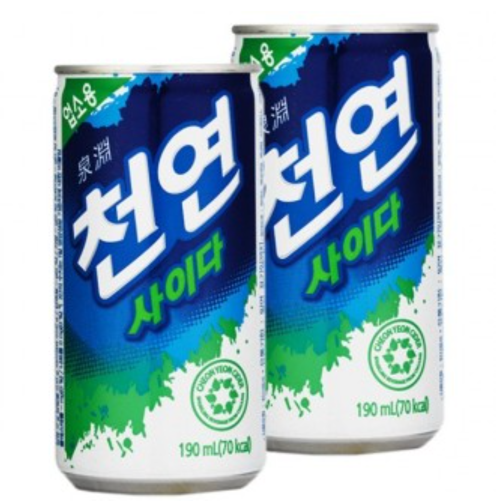일화 천연사이다 190ml x 30캔 대용량 음료 : 두작유통