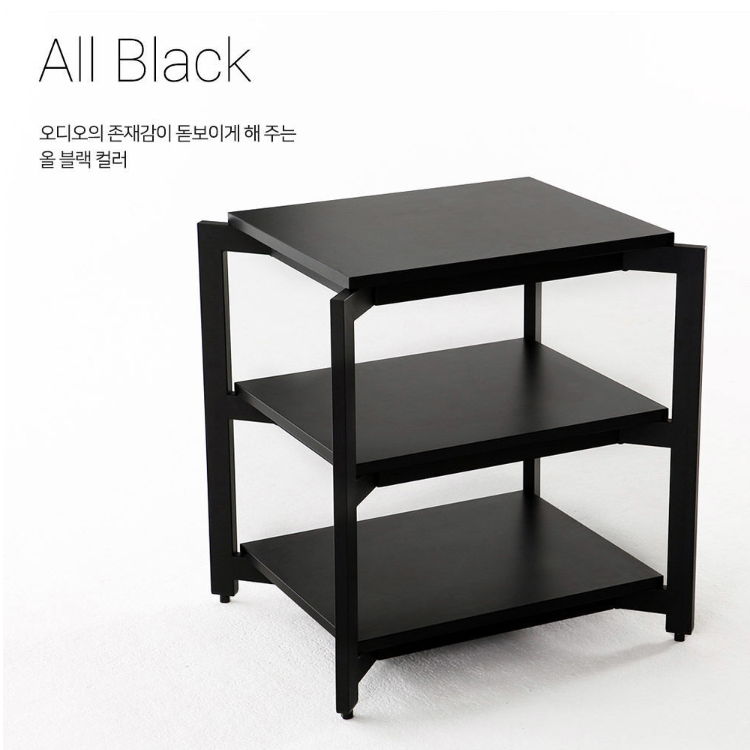 다가구 스파지오 3단 선반 오디오 멀티 턴테이블랙 - 상세 이미지 5