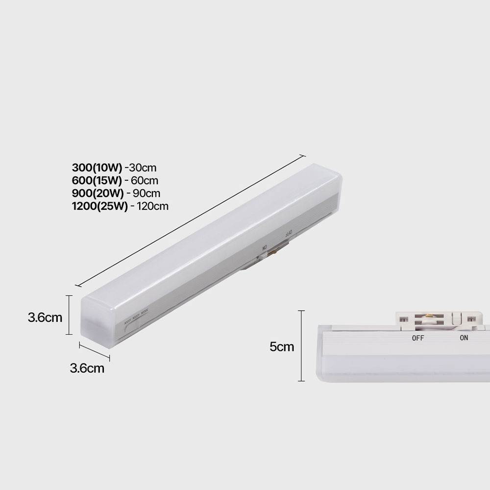 LED T7 디밍 레일 마루스 10W 라인조명 레일조명 일자등 티라인 - 상세 이미지 5