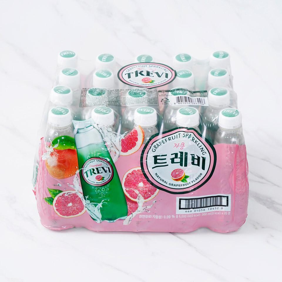 메가마트 롯데칠성 트레비 자몽 300㎖x20입x3set - 메인 이미지