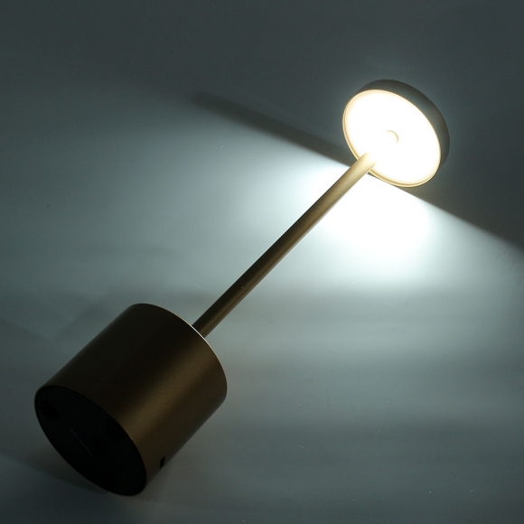 LED 밝기조절 무선 무드등 탁상 스탠드 간접조명 로즈골드
