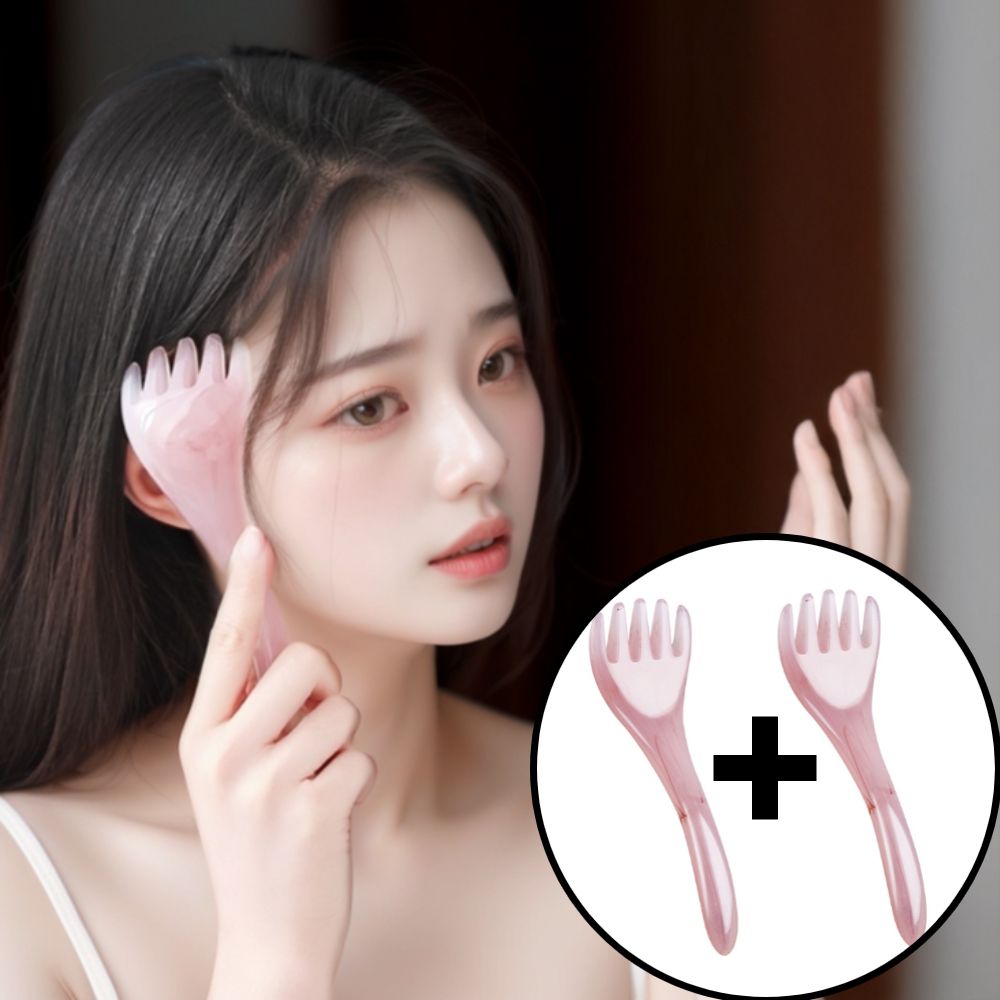 괄사마사지 두피괄사 머리 얼굴 승모근 림프순환 괄사