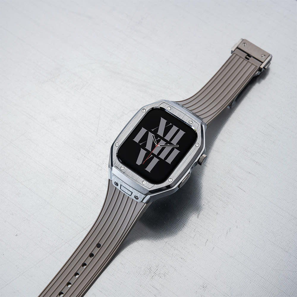 애플워치 스트랩 메탈 케이스 명품 일체형 밴드 SE 3 애차드밀 리차드밀 8 9 44 45 - 상세 이미지 3