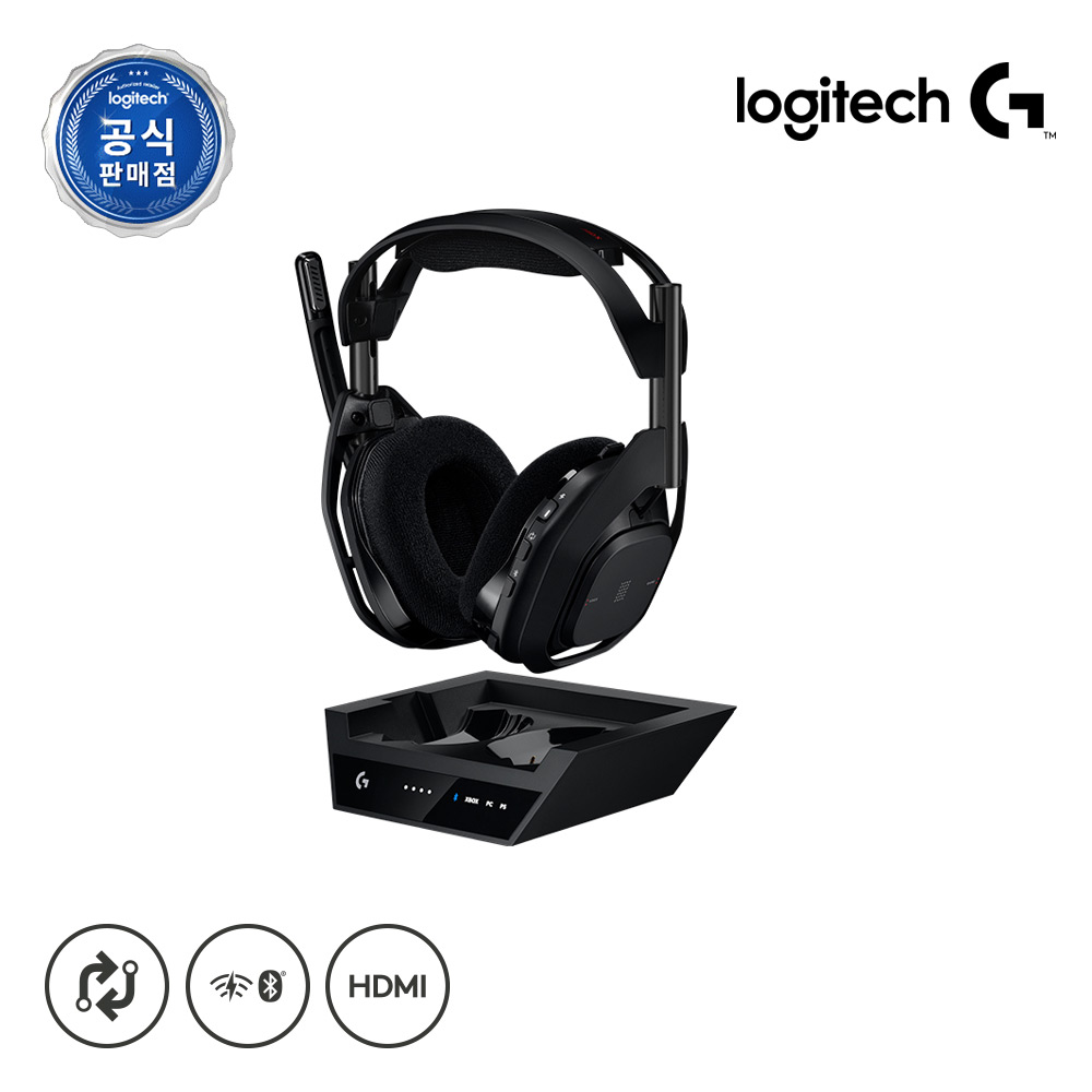 로지텍코리아 공식 A50 X 무선 게이밍 헤드셋 블랙