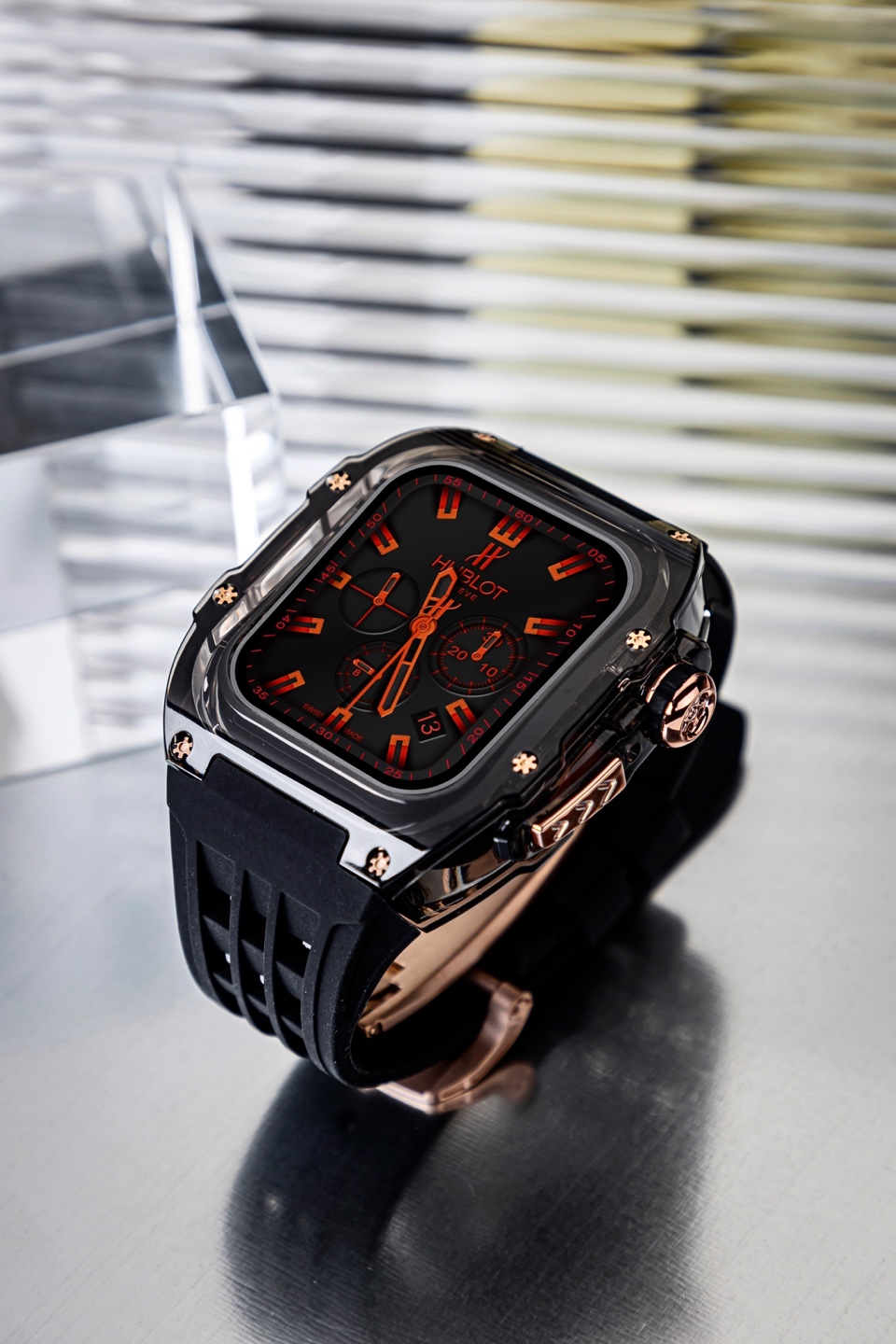 애플워치 11 울트라3 SE3 스트랩 메탈 케이스 애차드밀 리차드밀 일체형 명품 풀커버 - 상세 이미지 2