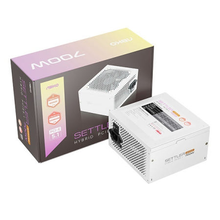 ABKO SETTLER 하이브리드 PCIe 5.1 STH-700B BRONZE 화이트 ATX 파워
