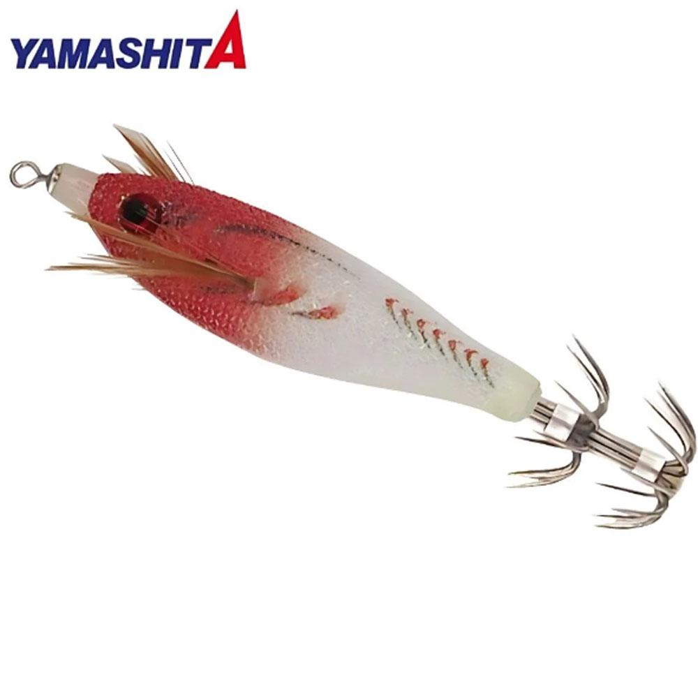 야마시타 수평 드롭퍼 95 한치 갑오징어 수평 에기 슷테 루어 고추장, 10cm(4인치) - 상품 이미지
