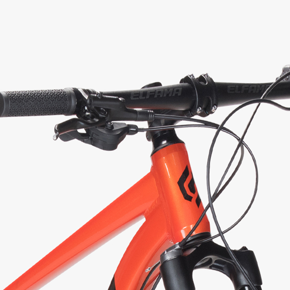 엘파마 벤토르 V6100 12단 에어샥 입문용 메탈릭 오렌지 MTB 자전거 - 상세 이미지 4