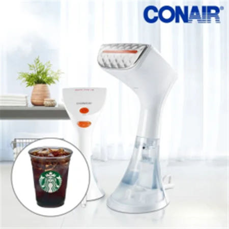 [포토리뷰 스타벅스 증정] 콘에어 프리미엄 초강력 스팀 GS39K 핸디형 스팀다리미 추천/살균/옷감보호