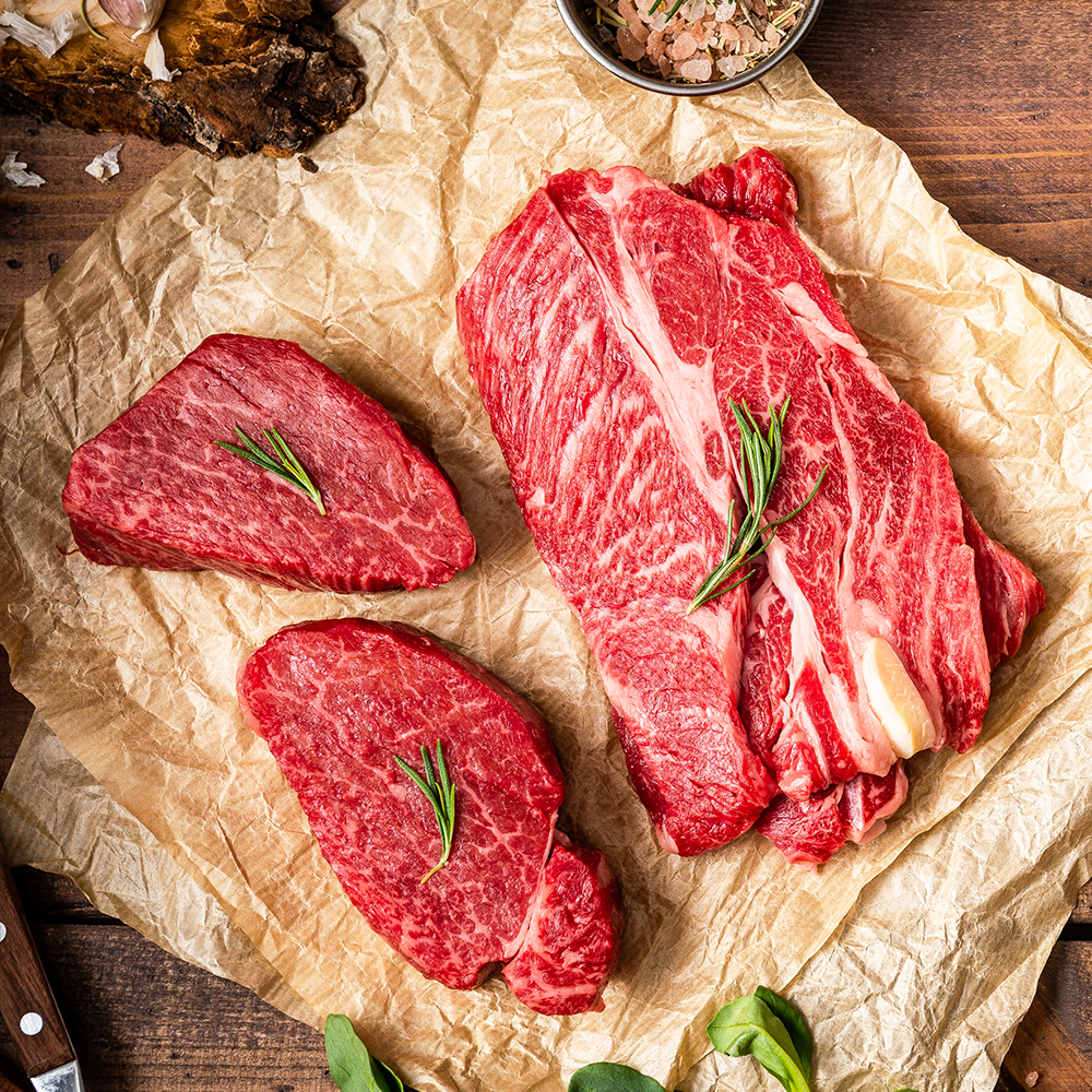 1등급 암소 한우 18종 채끝 스테이크 안심 등심 불고기 사태 갈비살 차돌박이 선물세트