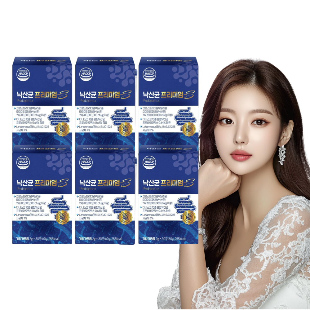 낙산균 프리미엄 마이크로바이옴 30포, 6개 - 상품 이미지