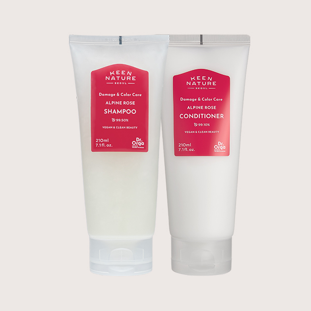 닥터올가 알파인로즈 헤어케어 2종 세트(알파인로즈샴푸210ml+컨디셔너 210ml+알파인로즈헤어키트) - 상세 이미지 4