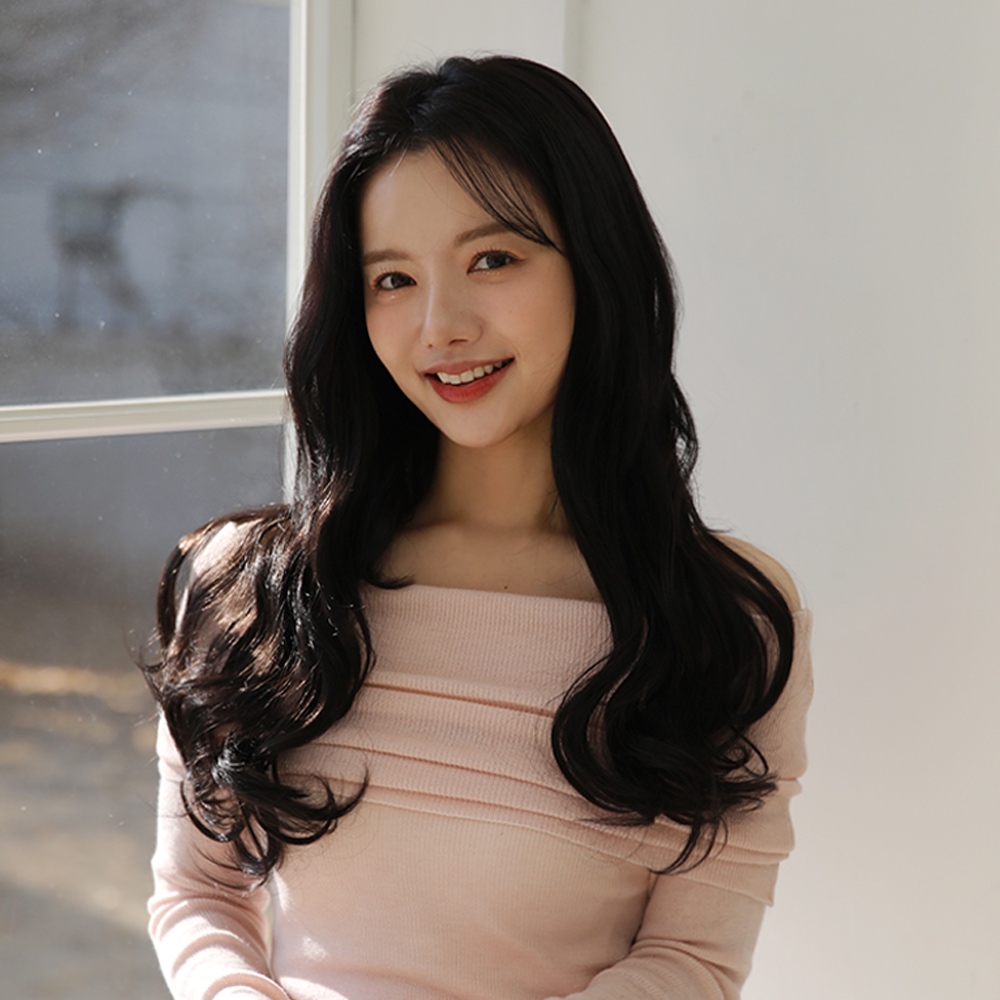 부분 헤어피스 세팅펌 셀프 긴머리가발 붙임머리 이미지 6