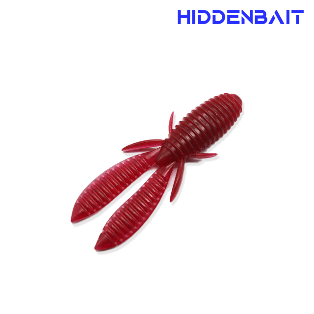 히든베이트 카르포 호그웜 배스루어 소프트베이트 H003 WATERMELON, 9cm - 상세 이미지 5