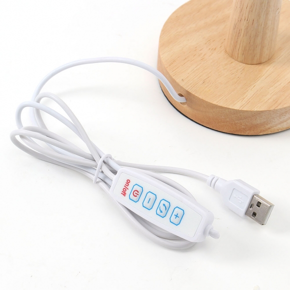 LED 밝기조절 우드 무드등 탁상 스탠드 간접조명