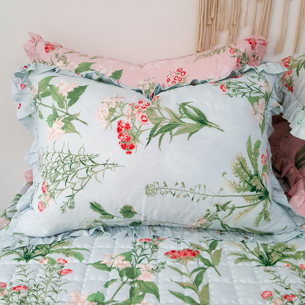 혼수 신혼이불 모달이불세트 침구류 플라워블루