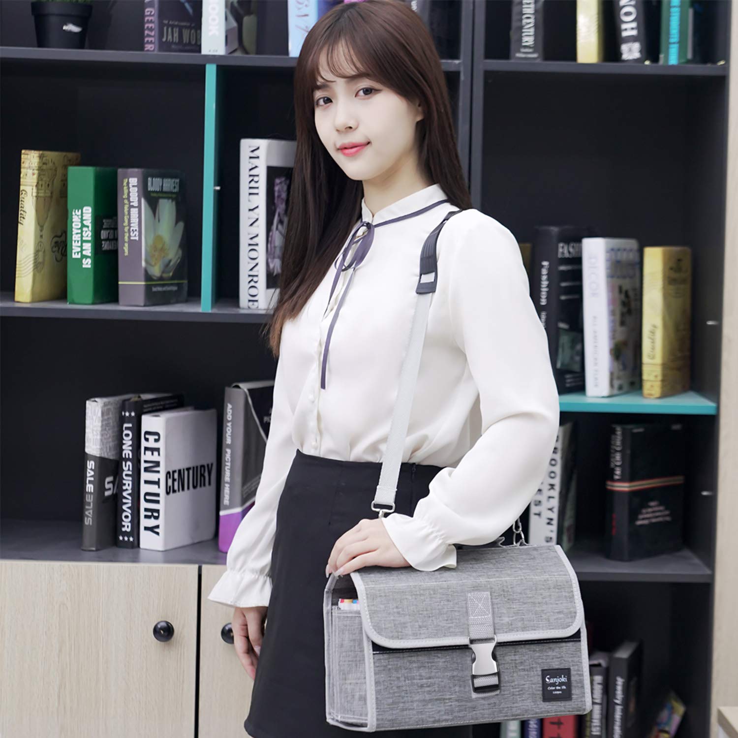 산조키 Sanjoki 소프트 브러쉬 마커펜 120색 가방 포함 - 상세 이미지 4