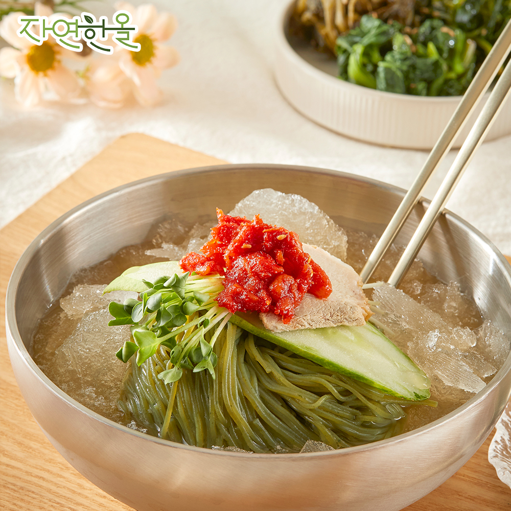 취나물냉면 / 산채냉면10인분세트 / 강원도산나물 / 취나물 / 국산사골 육수 - 상세 이미지 2