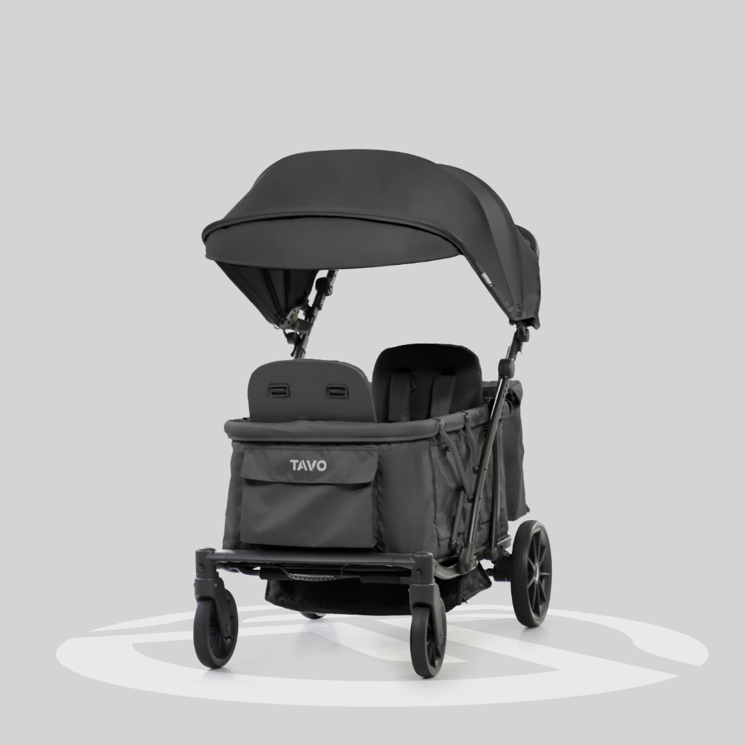 [누비앤타보] TAVO 웨건GT2 유모차형 웨건 디럭스급 연년생 등하원용 GT2 블랙+사은품세트