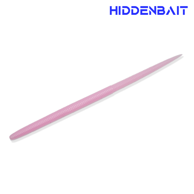 히든베이트 넵튠 배스낚시 스트레이트웜 배스웜 소프트베이트 H008 LIGHT PINK, 19cm - 메인 이미지