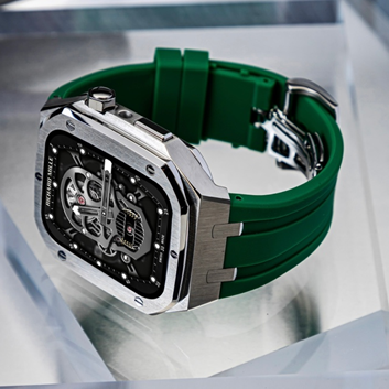 애플워치 SE3 스트랩 메탈 일체형 케이스 애차드밀 리차드밀 명품 밴드 6 7 8 9 - 상세 이미지 5