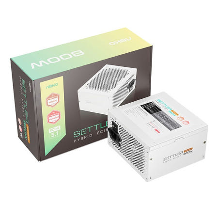 ABKO SETTLER 하이브리드 PCIe 5.1 STH-800B BRONZE 화이트 ATX 파워