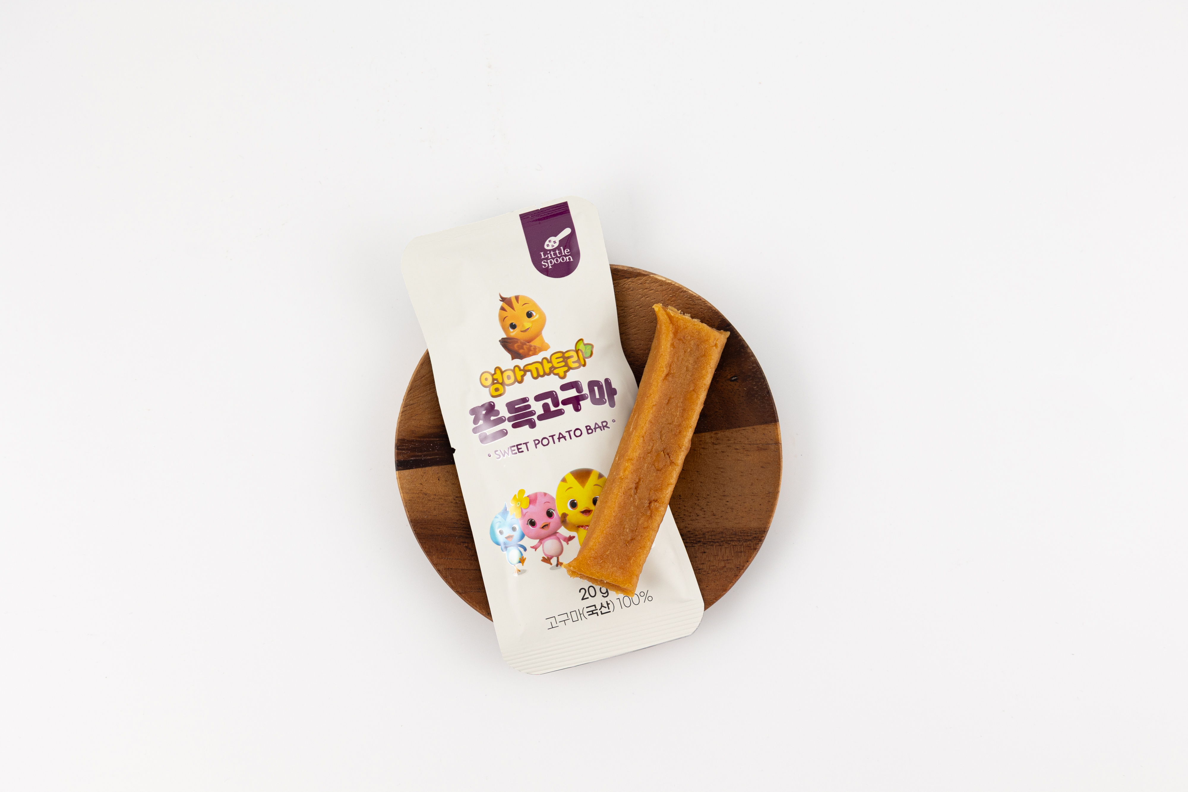 리틀스푼 엄마까투리 쫀득 고구마 국산 스틱 말랭이 아기 간식 BOX 3개 - 상세 이미지 4