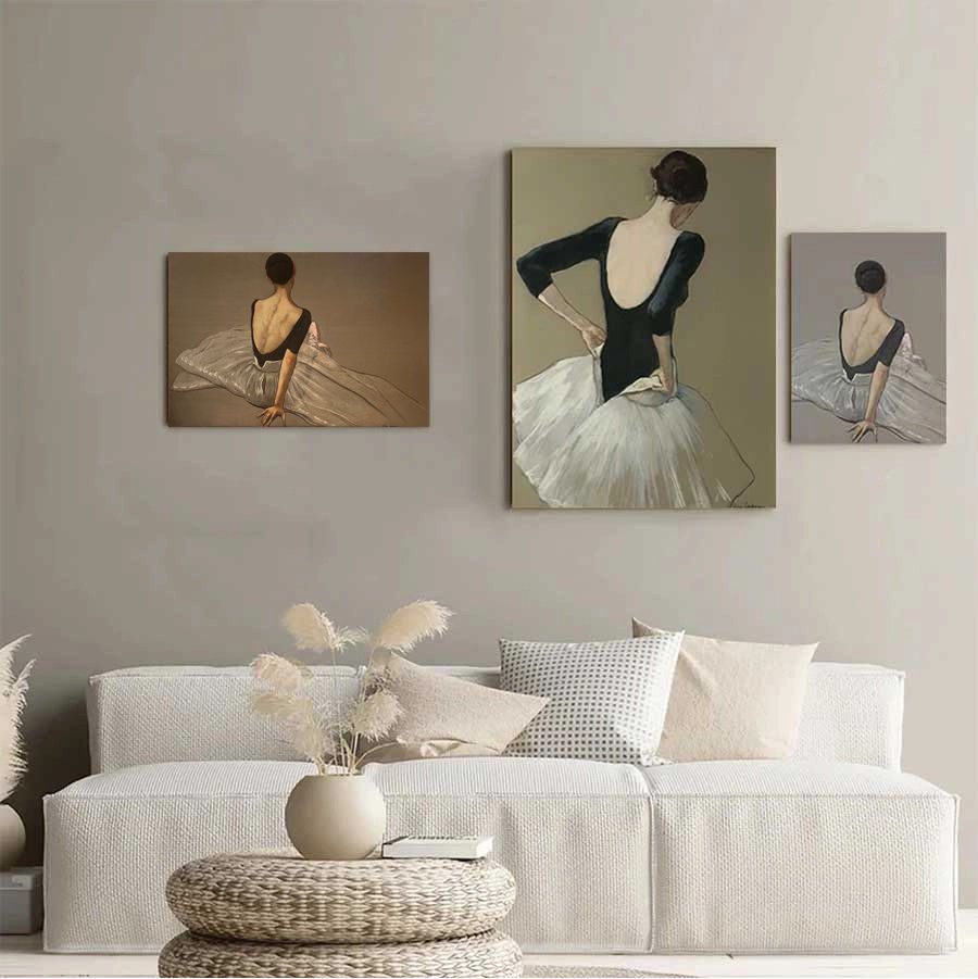 라벨르엠 캔버스 액자 발레소녀 C type (50X40) - 상세 이미지 2