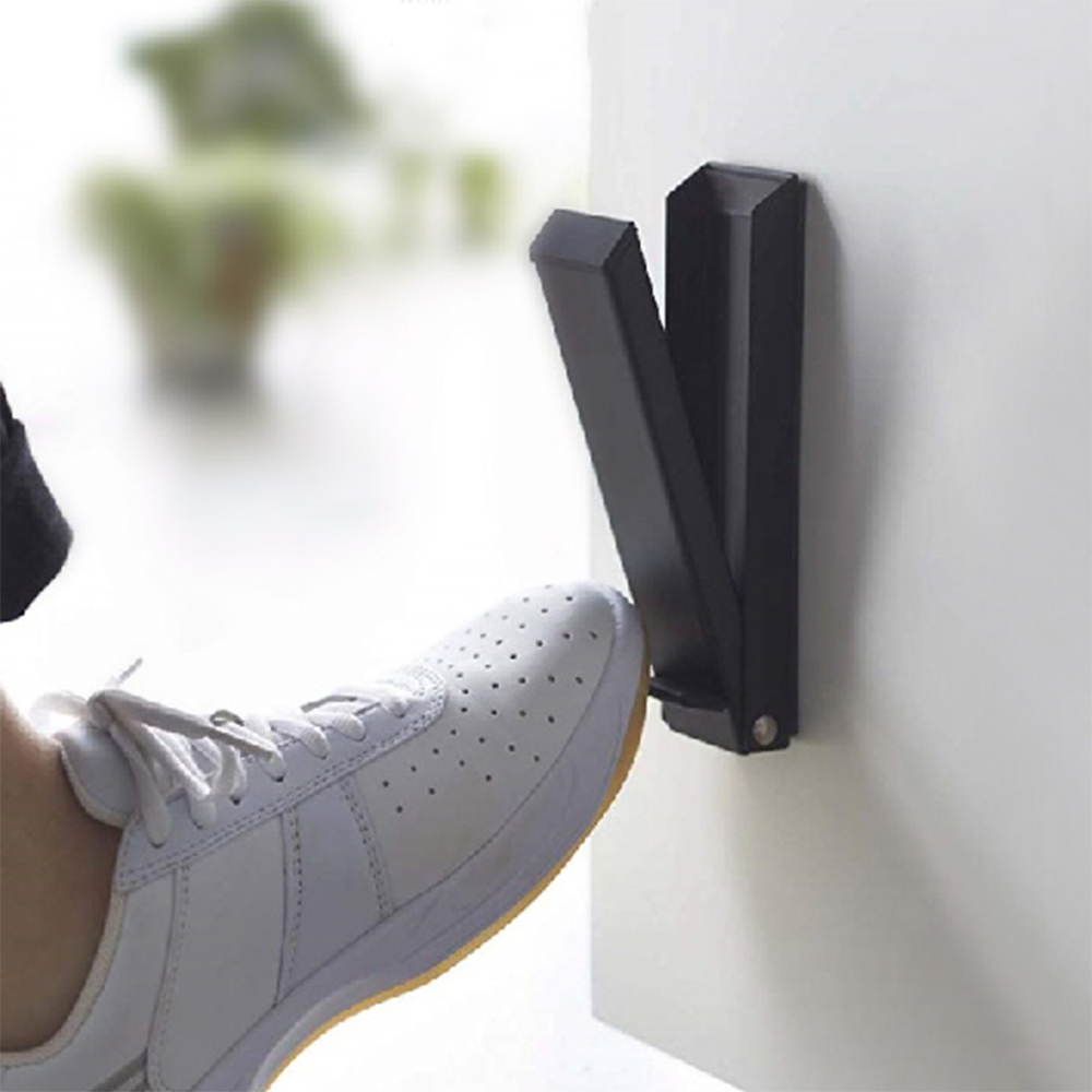 말발굽 현관문 고정 현관 방화문 말굽 닫힘 방지 문 자석 철문 무타공 방문 도어 스토퍼