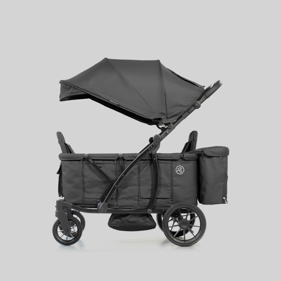 [누비앤타보] TAVO 웨건GT2 유모차형 웨건 디럭스급 연년생 등하원용 GT2 블랙+사은품세트