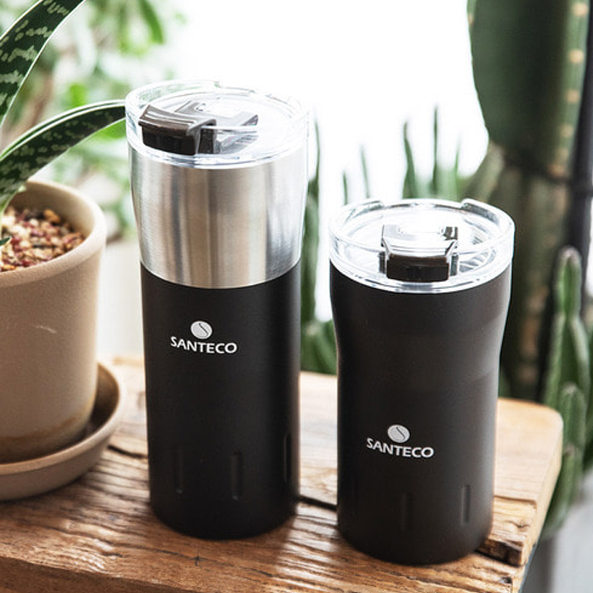 이중진공 텀블러 산테코 카리바 보온보냉 스텐 머그컵 500ml, 스틸 - 상세 이미지 4